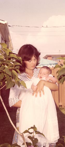Jeune mère à moi